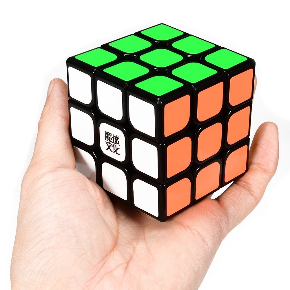 MoYu Aolong V2 Magic Cube Édition améliorée Noir 3 x 3 carrés par Roxenda B