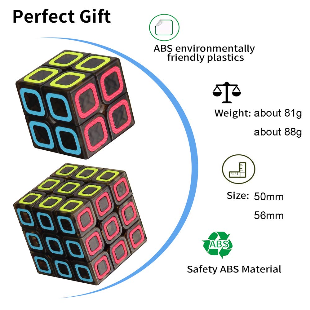Rubix Cube Speed Cube 3x3x3, Rubiks Cube, Smooth Magic Carbon